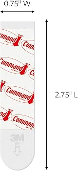 Command 17021P Mounting Refill Strips Medium White 9 Strips view 3