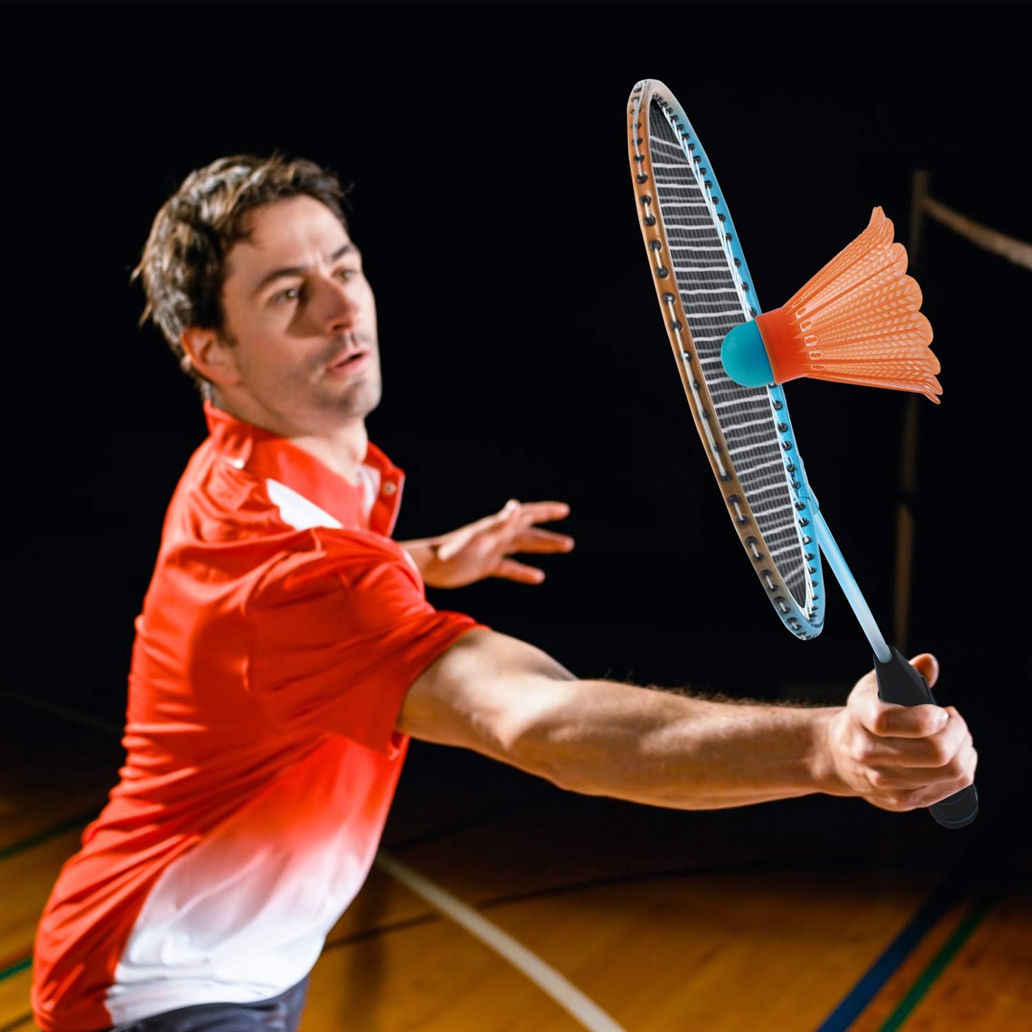 Keehoo 2 Player Badminton Rackets Set - Double Racquets, 2 Shuttlecocks and Carrying Bag Included : Sports & Outdoors