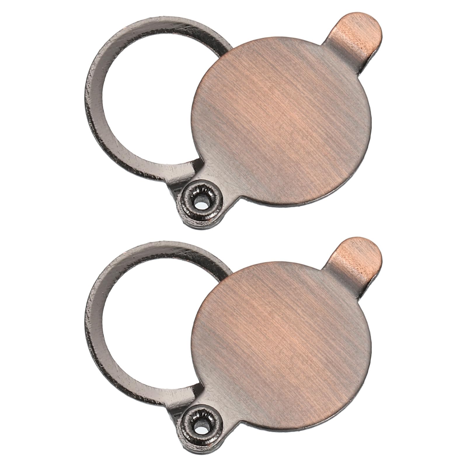 PATIKIL 1/2" Peephole Cover,Door Peephole Protector Privacy Door Viewer Cover for Home Security Apartment Hotel,Red Bronze 2pcs
