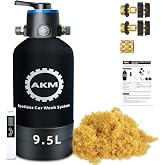 AKM Spotless Water System for car wash,Pre-Filled with DI Resin,with Bypass,DI Water System,Garden Hose Quick Connector,Deionized Water System for RV,Vehicles,Motorcycles,Bikes,Boats,No Spots