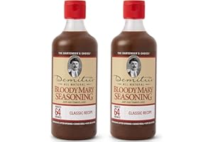 Demitri's Bloody Mary Seasoning Classic Recipe - Bloody Mary Mix - Concentrated Drink Mixer - Bold Rich Flavor - Perfect for Home Brunch Parties & Cocktails - 16oz Bottle (Pack of 2)