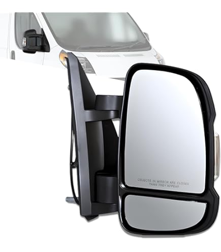 thumbnail image 2 of Dasbecan Driver Side Mirror For 14 - 21 Ram Promaster 1500 2500 3500 2 of 14