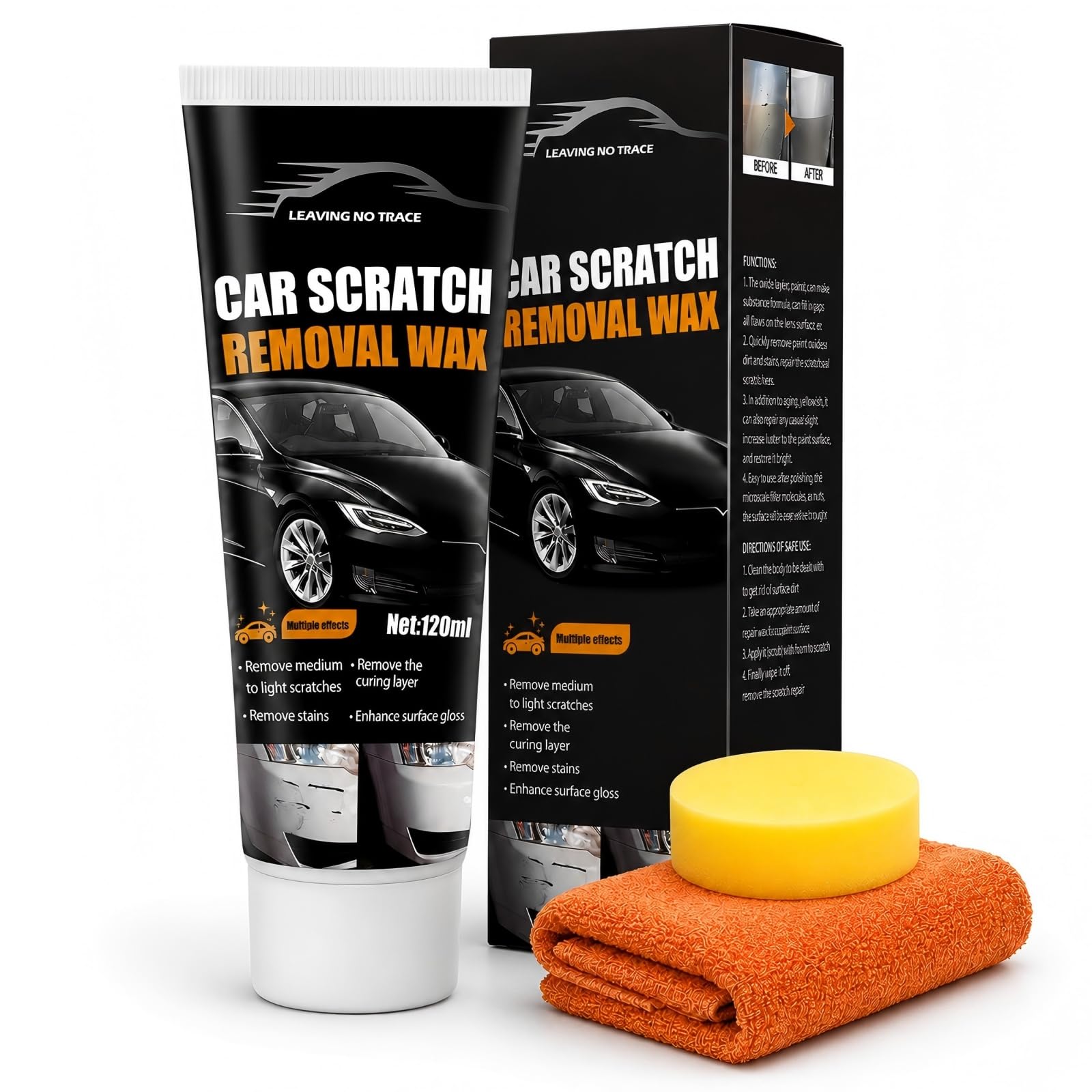 2026 New Car Scratch Remover for Deep Scratches, Car Paint Scratch Remover for Vehicles, Car Scratch Repair Kit (1PCS)