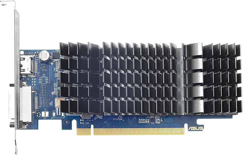 ASUS GeForce GT 1030 2GB GDDR5 Low Profile Graphics Card with I/O Brackets