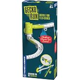 Gecko Run: Marble Run - Flex-Corner Expansion | Construction Set | Requires Any Gecko Run Starter Set | 360-Degree Rotating Corner Piece | STEM Physics &amp; Engineering Toy | 19 Pieces | Ages 8+