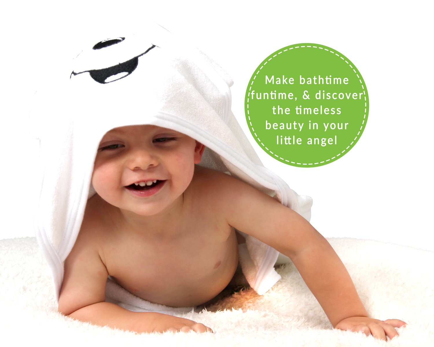 ZhelarPremiumBambooBabyHoodedTowelSetParent