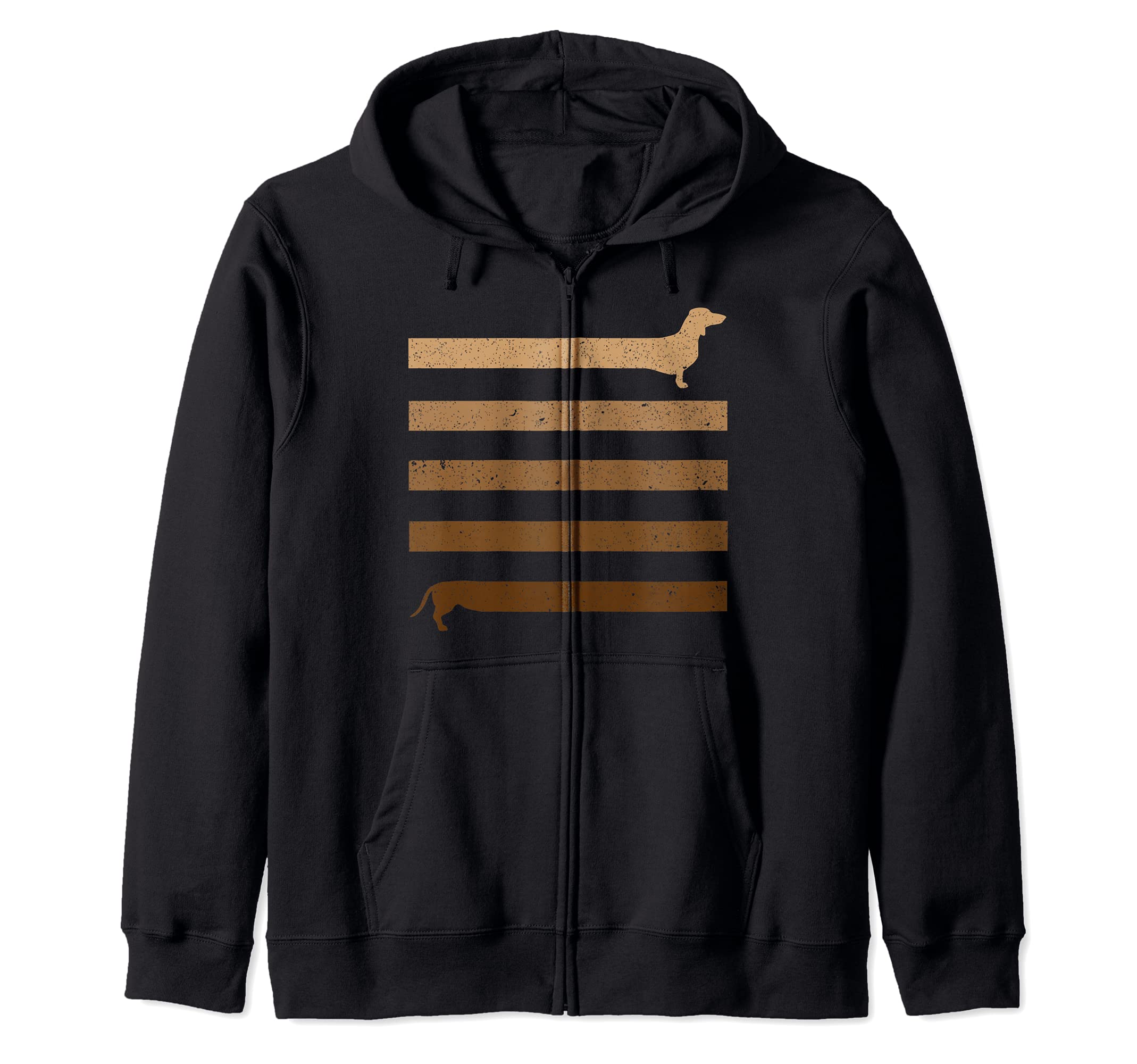 Funny long Dachshund Long Dog for Dog Lover Zip Hoodie
