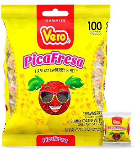 Amazon.com : 4pack Vero Pica Gomas Strawberry,mango,watermelon