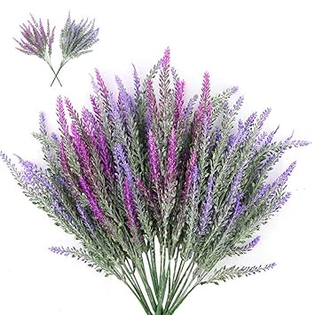 Vorcool 6pcs Kunstlicher Lavendel Bluht Romantische Provence