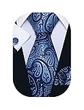 Barry.Wang Paisley Tie Fashion Set Hanky Cufflinks