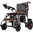 Havenland Electric Wheelchairs for Adults, Power Wheelchair Lightweight Foldable, One-Click Mute Function and SOS Alert Button, 9 mi Cruise Range, Airline Approved