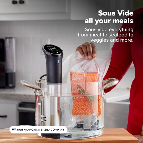 ANOVA CULINARY SOUS VIDE PRECISION COOKER 3.0 (WIFI), 1100 WATTS, STAINLESS STEEL