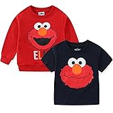 Sesame Street Boys 2 Pack Sweatshirt and T-Shirt for Infant and Toddler