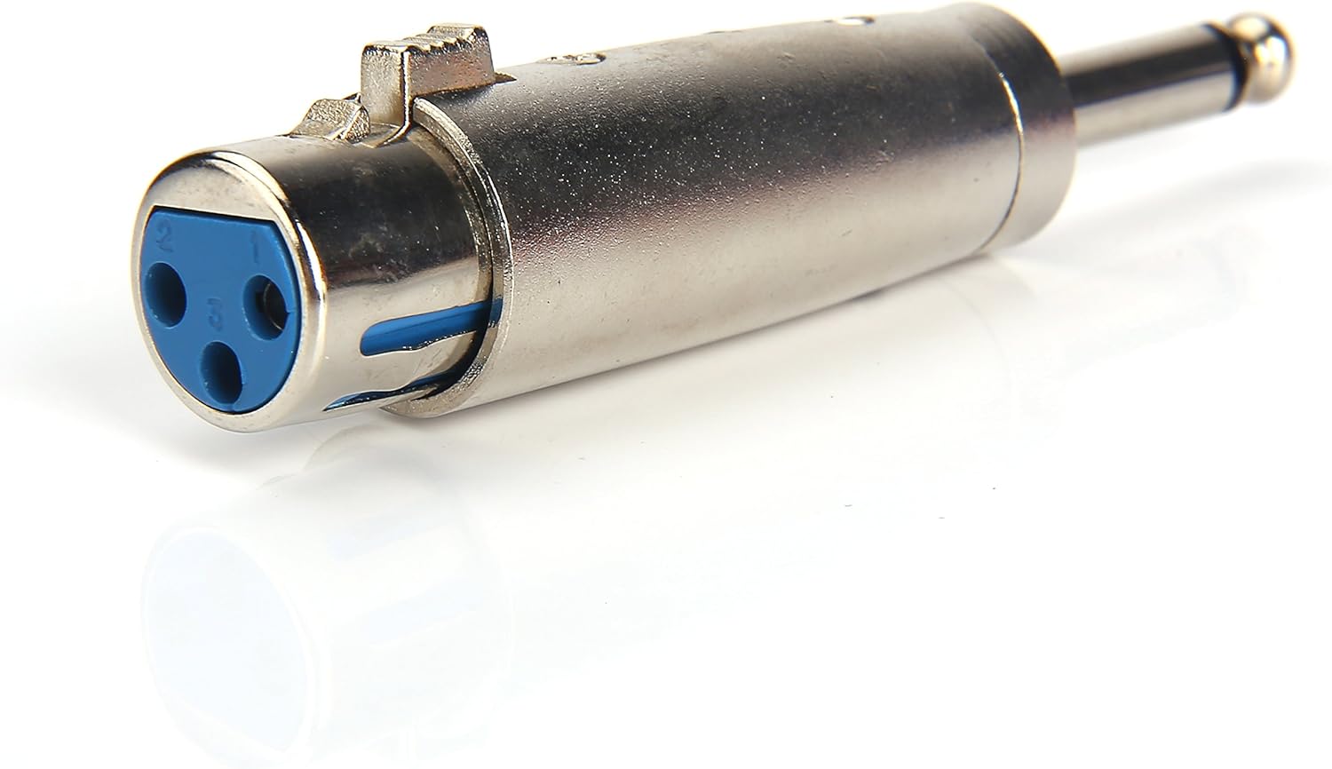 Devinal 6.35mm (1/4 Inch) Mono Male to XLR Female Adapter, Professional Stereo Audio Converter for Microphones PA Systems