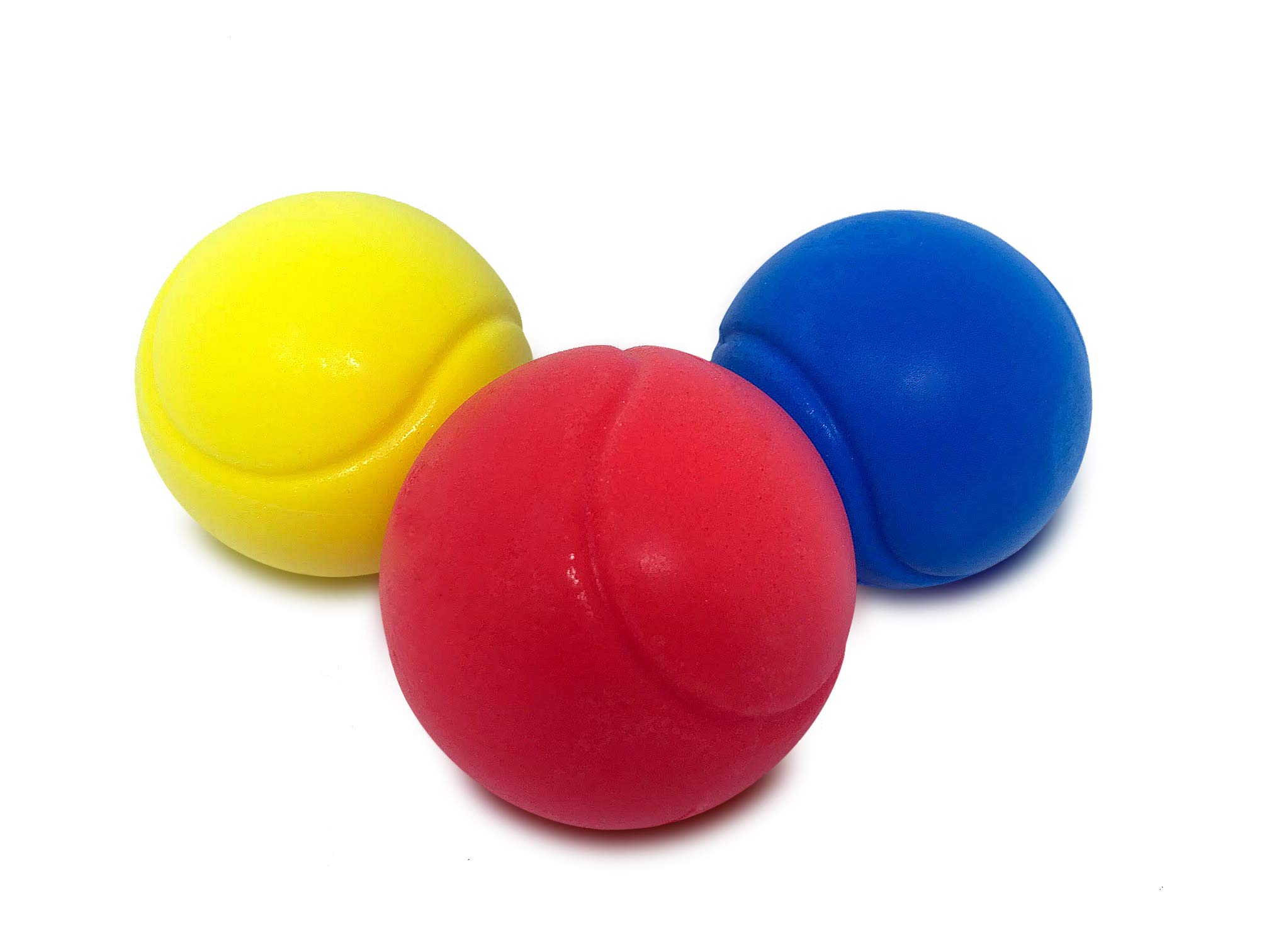 E-Deals 70mm soft foam tennis balls - Assorted Colours (#4-3 Assorted, 7cm Foam Ball)