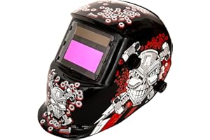 Welding Helmet Auto Darkening : BESTCLUB Solar Powered Hood with Adjustable Shade Range 4/9-13 for Mig Tig Arc Welder Mask