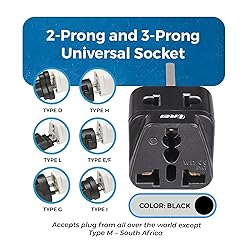 OREI USA to UK Travel Plug Adapter - Type G Travel