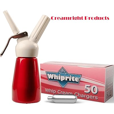 Buy Tw Mosa Red 12 Pint Whipped Cream Dispenser Plus 50 Whiprite Chargers Online In Kuwait B017qsh9so