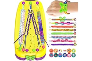 Simfunso Friendship Bracelet Making Kit, Toys for Girls Ages 7 8 9 10 11 12 Year Old, Present for Teen Girl, Arts and Crafts Kit for Kids Ages 8, Birthday Gift Toys for 8-12 Years Old