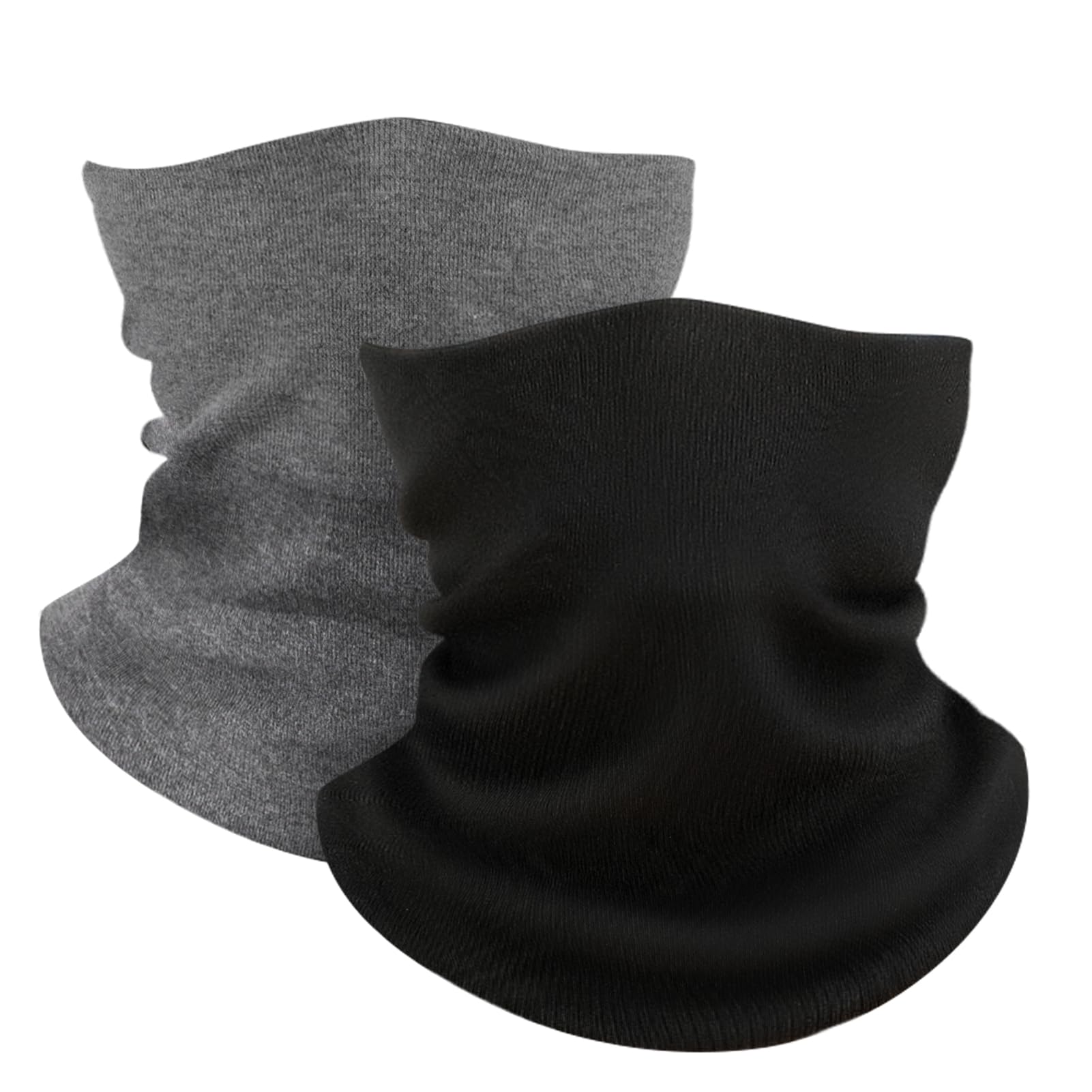 Kiiwah 2 Stück Winter Schlauchschal für Herren Damen, Weiches Halswärmer Halstuch Winddichte Multifunktionstuch für Outdoor Motorrad Fahrrad Indoor Aktivitäten