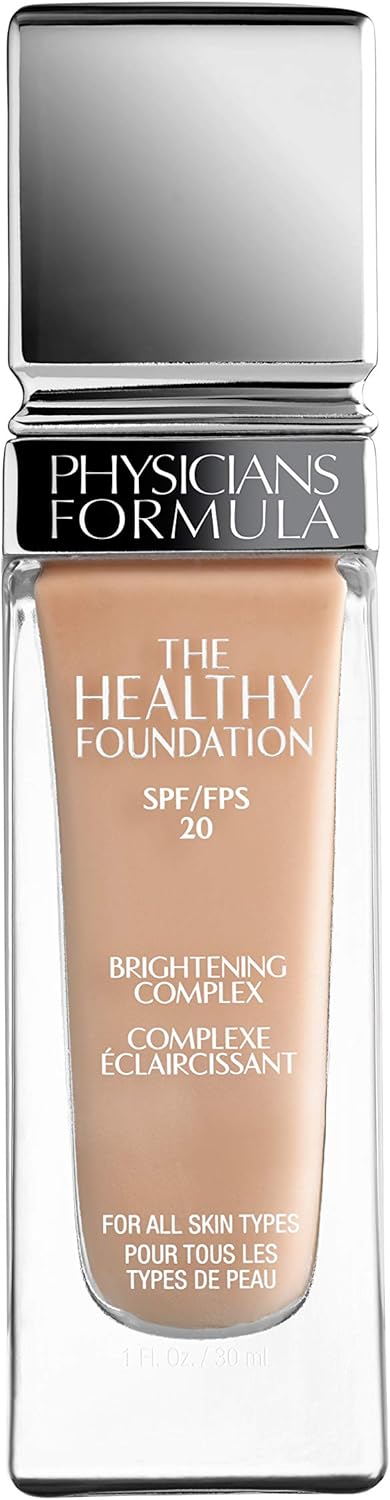 Physicians Formula, The Healthy Foundation SPF 20, Long-wearing Foundation with Lightweight, Medium Coverage