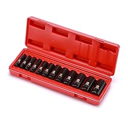 MIXPOWER 12 Pieces 3/8-Inch Drive Deep Impact