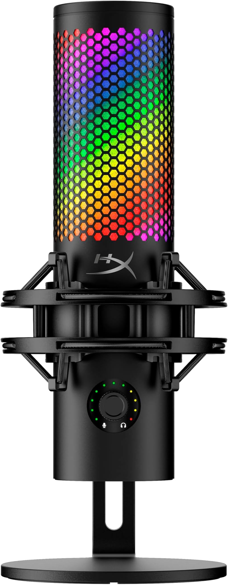 HyperX QuadCast 2 S USB Microphone with RGB Lighting and On-Board Controls