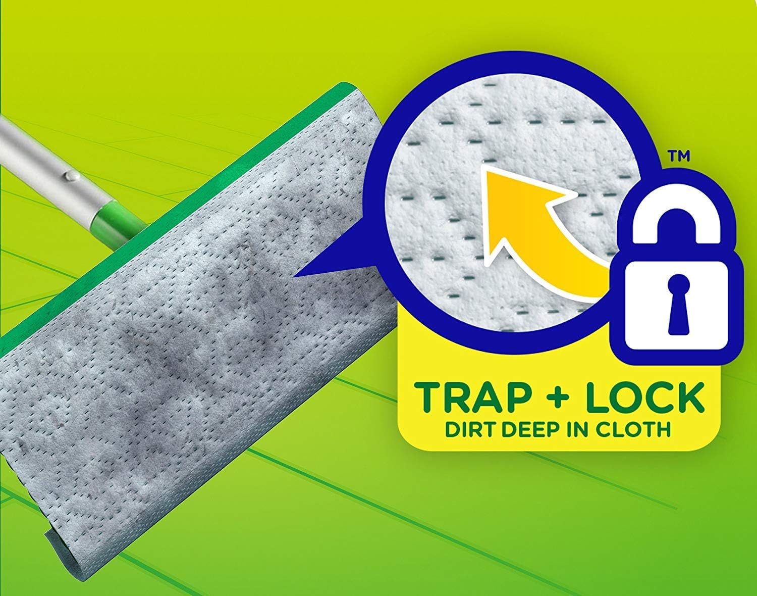 Swiffer Sweeper Wet Mopping Pad Refills for Floor Mop with Febreze Lavender Vanilla & Comfort Scent: Health & Personal Care