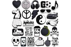 MOIFOM 25 | 50PCS Anime Day of the Dead Mexican Fiesta Shoe Charms Fits for Croc Clog Sandals, Cute Shoes Decorations Accessories for Boy Girl Adults Women Men