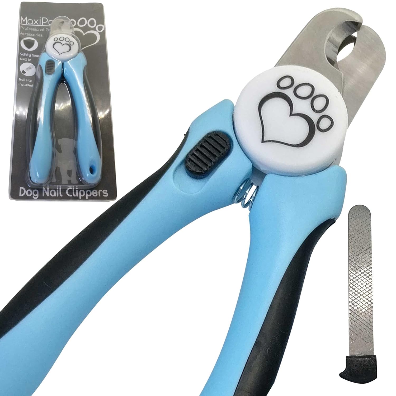 Professional Dog Nail Clippers Set with FREE EBOOK, Video guide and Nail File included Amazon
