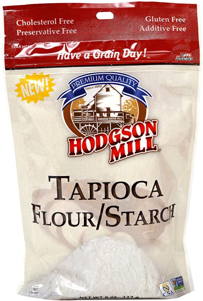 Hodgson Mill Tapioca Starch, 8 Ounce (Pack of 6) Wholesome Baking and Cooking Ingredients for Home Cooks and Healthy Recipes