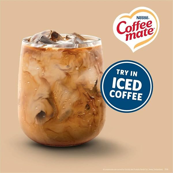 COFFEE MATE SWEETENED ORIGINAL LIQUID CREAMER PUMP BOTTLE – GLUTEN-FREE – SWEETENED ORIGINAL FLAVOR – 50.72 FL OZ (1.50 L) – 2/CARTON – 300 SERVING