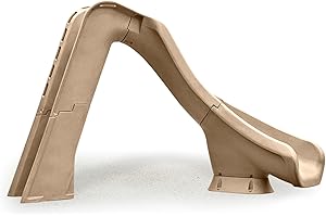 S.R. Smith 670-209-58123 Typhoon Right Curve Pool Slide, Sandstone