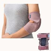 BIVIKEY1 Pcs Elbow Pad Brace for Bursitis |Arm Sleeve Memory Foam Support Adjustable Compression With for Olecranon Joint Pain Bursa Protection |for People Weighing 145-270 Pounds Purple L