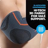 VITTO Elbow Support Tennis Elbow Brace Light Grey L Strap view 5