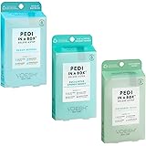 VOESH Pedi in a Box 4 Step Fresh Trio - 3 Pack of Ocean Refresh, Eucalyptus Energy Boost, & Cucumber Fresh Pedicure Set, DIY 