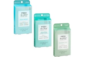 VOESH Pedi in a Box 4 Step Fresh Trio - 3 Pack of Ocean Refresh, Eucalyptus Energy Boost, & Cucumber Fresh Pedicure Set, DIY Pedi, Foot Spa