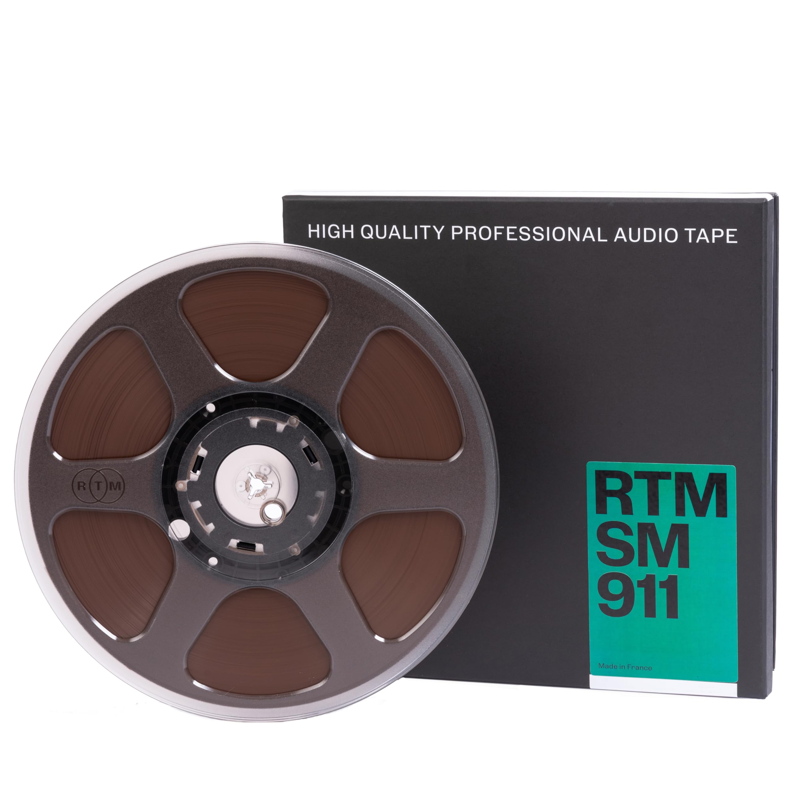 Photo 1 of RTM Studio Master Recording SM 911 ¼ inch - Reel to Reel Magnetic Tape for Audio Recording - 2500 ft Trident Plastic Reel - 10.5 inch Diameter
