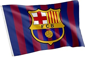 Desert Cactus FC Barcelona Flag Barça Barca Football Futbol Soccer 100% Polyester Indoor Outdoor 3x5 feet Baner (Flag D)