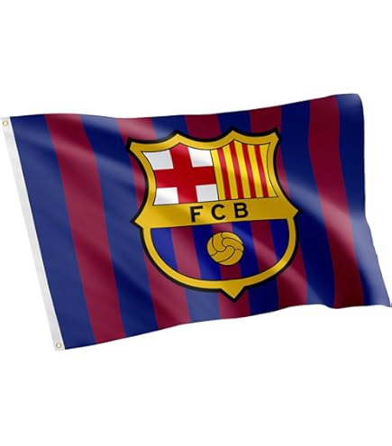 Amazon.com: FC Barcelona Flag (Bar) : 運動和戶外活動