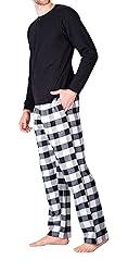 Mens Pajamas Set 2 Piece Pajamas For Men Long