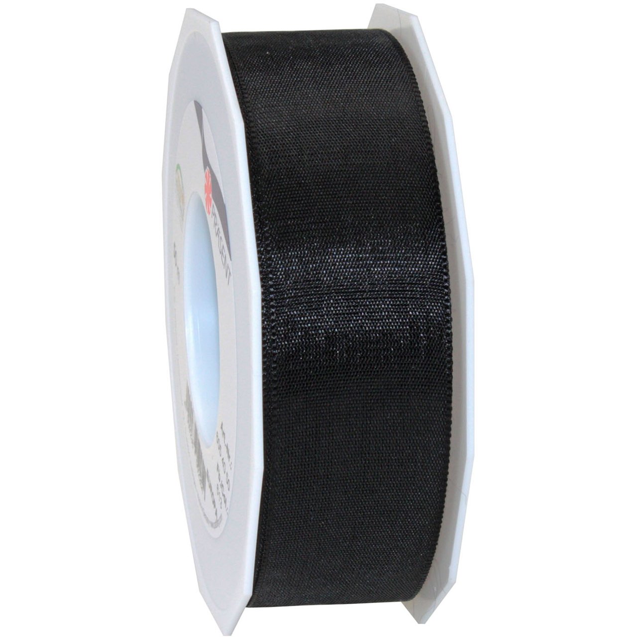C.E. Pattberg Präsent - Europa Taffeta Ribbon Black 40 mm width, 50 m length — image 1