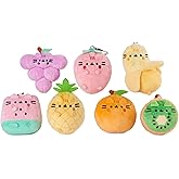 GUND Pusheen Fruit Surprise Plush Series #21 Mystery Unboxing, Multicolor, 3” (UNbox 1 of 8 Mystery Styles)