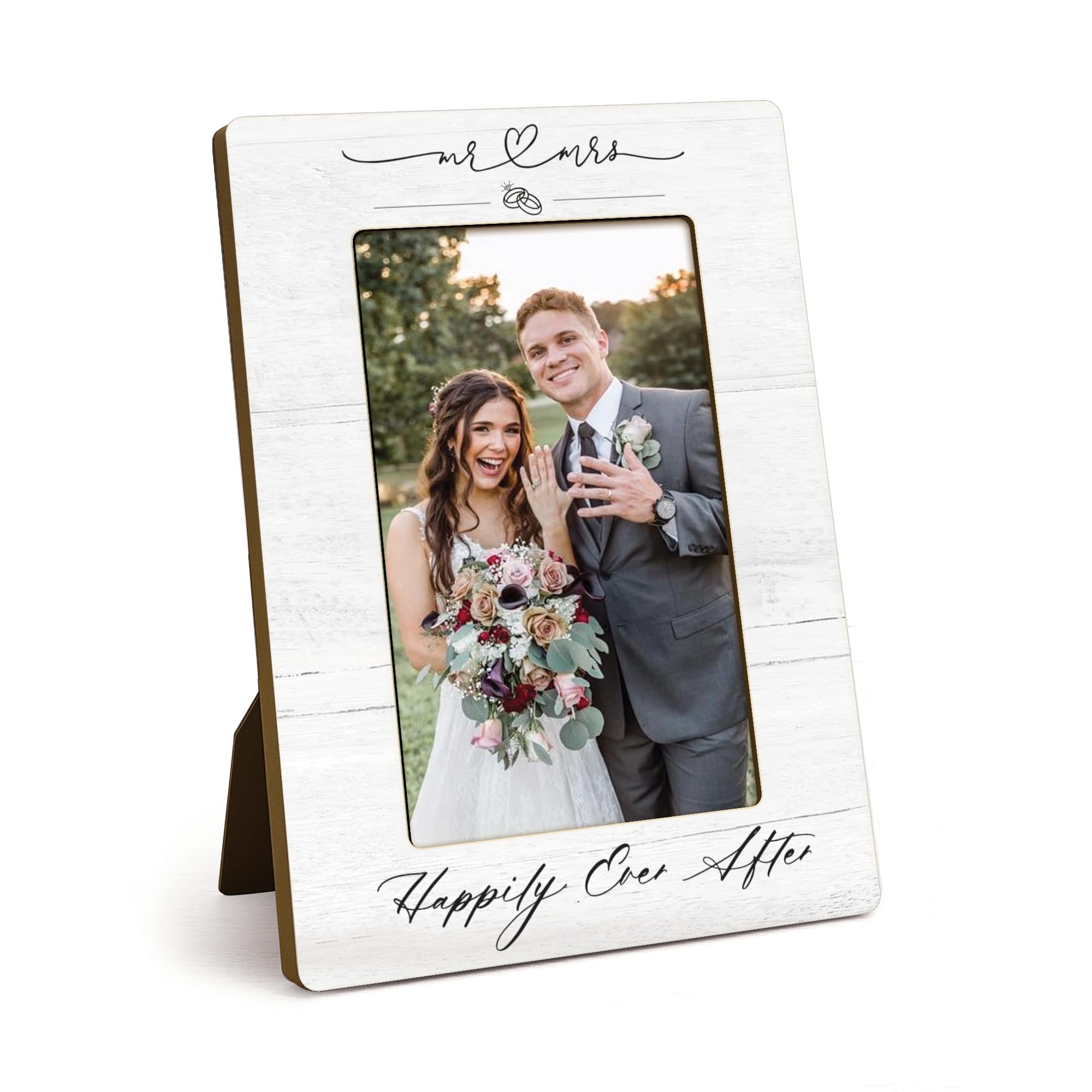 Photo 1 of ** YEAR 2025**
Engagement Couples Newlyweds Picture Frame 4x6, Engagement Gifts for Couples, Just Engaged Gift, Wedding Gifts for Newlyweds Bride Groom, Engaged Couple Picture Photo Frames for Desk Decor (Style 1)