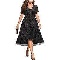 fashion week weird dresses SL Fashion Embellished V-Neck Sleeveless Tiered Sharkbite Hem Solid Ch –  Curated Brands main image 0