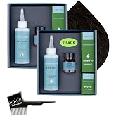 Colorsmith Hair &amp; Beard Color for Blending Grays 2 pack - Darkest Brown - Ammonia-Free Complete Men&rsquo;s At-home Beard &amp; Hair Dye Kit, Professional-grade Demi-Permanent Hair Color (3.0)