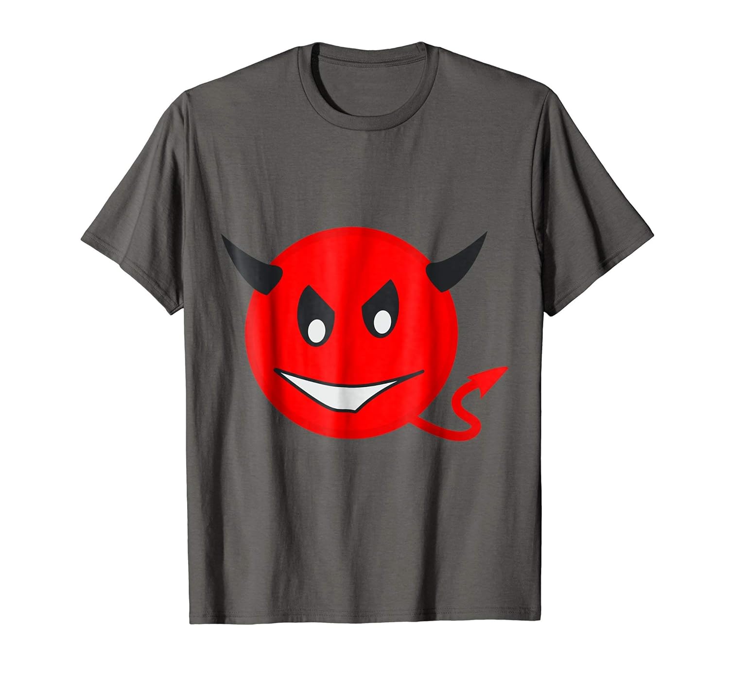 Funny Devil Halloween Emoji T-Shirt-ANZ