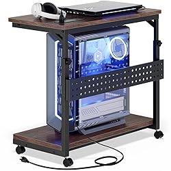 Besiost Computer Tower Stand with Power