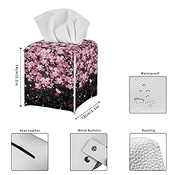 Talayituse Cherry Blossom Print Tissue Box Cover
