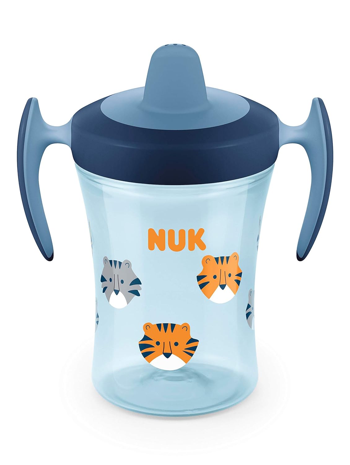 NUK Evolution Learner Sippy Cup, Blue, 8oz 1pk